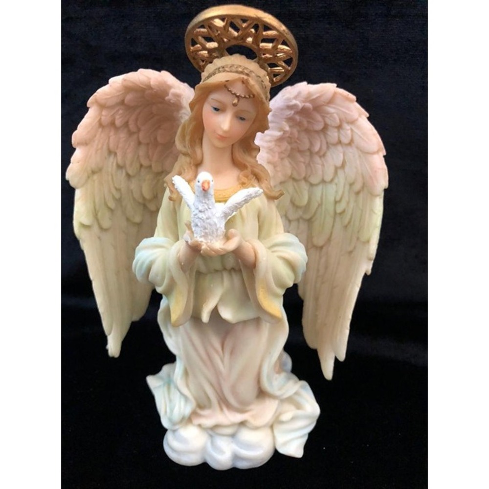 Embracing Faith Angel Christmas Figurine Around The World  House of Lloyd
